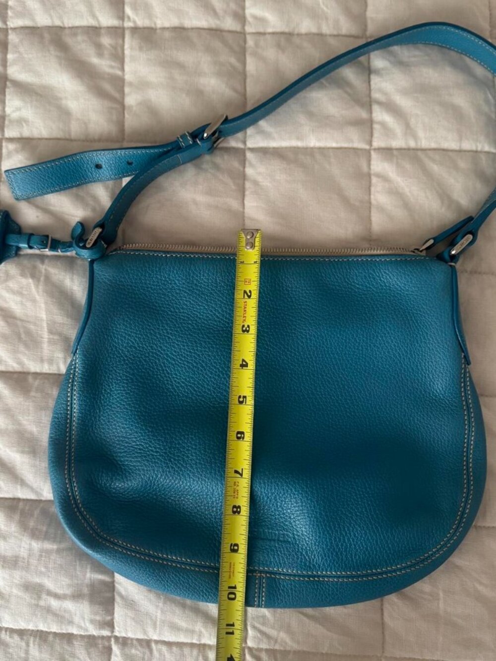 Jil Sander vintage turquoise shoulder bag - Picture 7 of 7